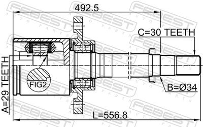 Joint Kit, drive shaft 0211-T31ATRH