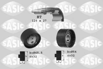 Комплект ремня ГРМ SASIC 1754001 для RENAULT KAPTUR