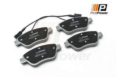 stabdžių trinkelių rinkinys, diskinis stabdys 1B1157 ProfiPower