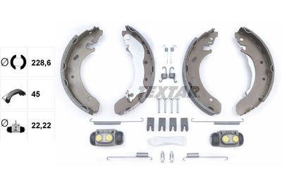 Комплект тормозных колодок TEXTAR 83046400 для FORD MONDEO