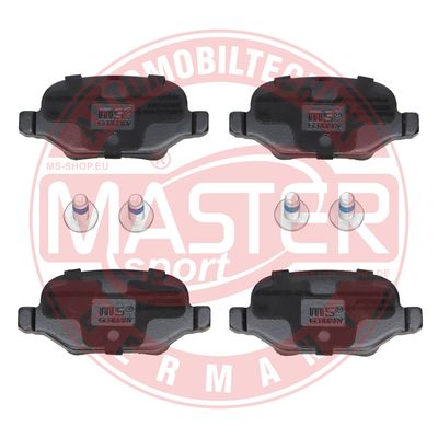 Sada brzdových platničiek kotúčovej brzdy MASTER-SPORT GERMANY Premium 13046028672N-SET-MS