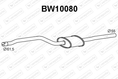 Предглушитель выхлопных газов VENEPORTE BW10080 для BMW X1