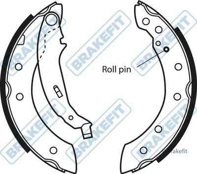 APEC Brake Shoe Set BSH1007