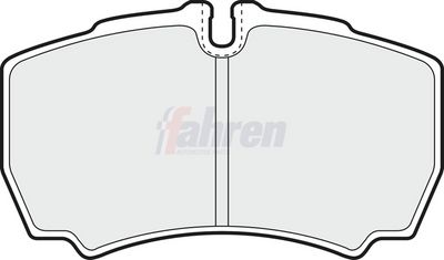 Fahren Brake Pad Set, disc brake FBP3102