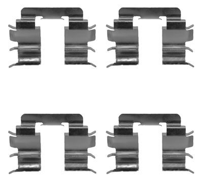 Комплектующие, колодки дискового тормоза HELLA 8DZ 355 202-951 для NISSAN MICRA