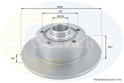 спирачен диск COMLINE ADC1419