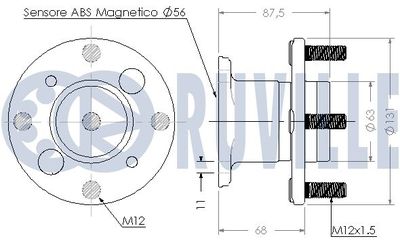 SET RULMENT ROATA RUVILLE 221612 1