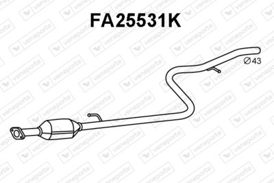 Катализатор VENEPORTE FA25531K для FIAT DOBLO