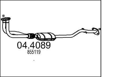 Катализатор MTS 04.4089 для OPEL SINTRA