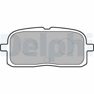 Delphi Brake Pad Set, disc brake LP1550