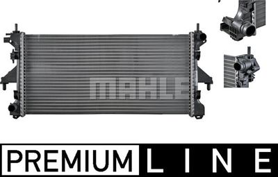 Радиатор, охлаждение двигателя MAHLE CR 880 000P для CITROËN JUMPER