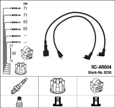 Ignition Cable Kit 8230