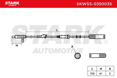 датчик, обороти на колелото STARK SKWSS-0350035