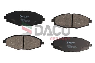 Комплект тормозных колодок, дисковый тормоз DACO Germany 325004 для CHEVROLET SPARK