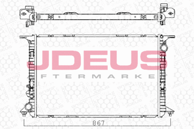 KüHLER MOTORKüHLUNG JDEUS M001060A