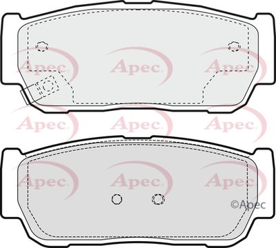 Brake Pad Set APEC PAD1380