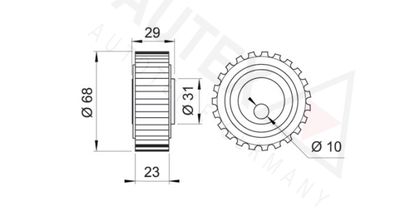 ROLA INTINZATOR CUREA DISTRIBUTIE AUTEX 641420 1