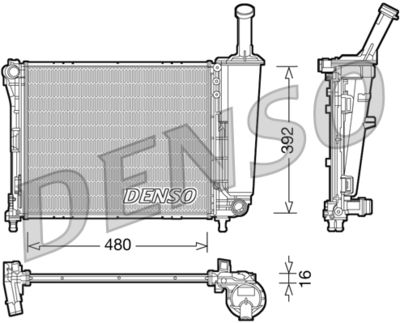 Kylare, motorkylning DENSO DRM09088