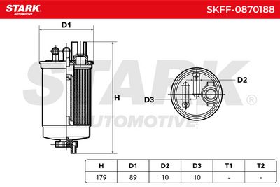 горивен филтър STARK SKFF-0870188