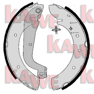 Комплект тормозных колодок KAWE 05020 для CITROËN C35
