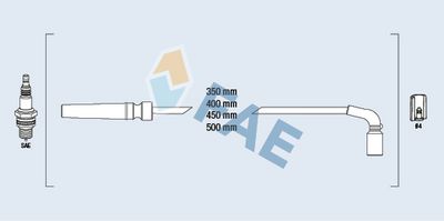 комплект запалителеи кабели FAE 83563