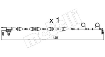 SENZOR DE AVERTIZARE UZURA PLACUTE DE FRANA