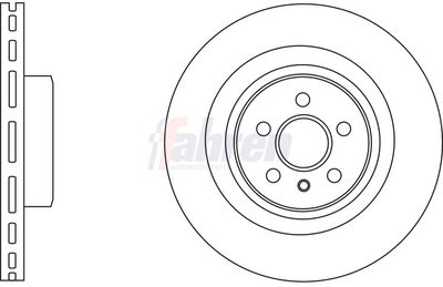 Fahren Brake Disc FBD6982