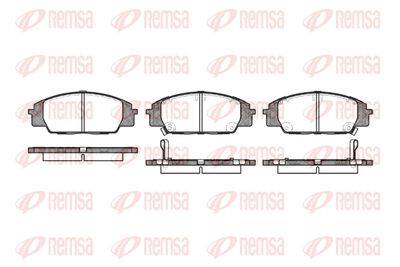 Комплект тормозных колодок, дисковый тормоз REMSA 0735.02 для HONDA S2000