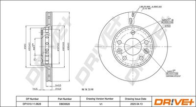 BREMSSCHEIBE DR!VE+ DP1010110628 2