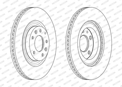 BREMSSCHEIBE FERODO DDF2002C 1