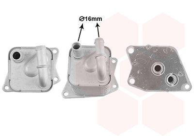 ÖLKüHLER AUTOMATIKGETRIEBE VAN WEZEL 59013715