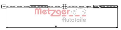 Тросик, cтояночный тормоз METZGER 11.5756 для OPEL TIGRA