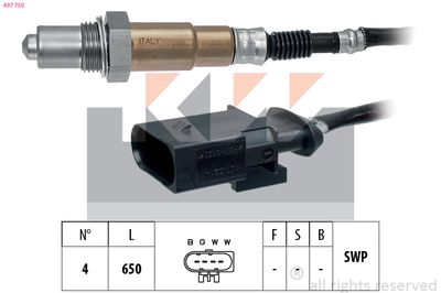 Sonda lambda KW 497 750