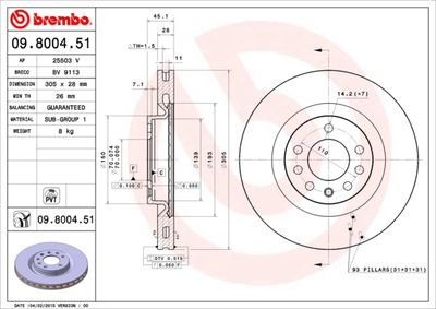 Brake Disc 09.8004.51