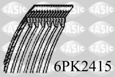 SASIC 6PK2415 Ремень генератора  для HYUNDAI ix35 (Хендай Иx35)