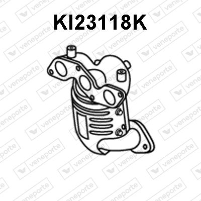 Катализатор VENEPORTE KI23118K для KIA PICANTO