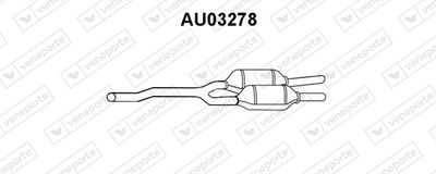 VENEPORTE AU03278 Глушитель выхлопных газов  для AUDI A6 (Ауди А6)