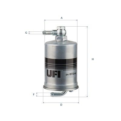 Palivový filtr UFI 24.072.00