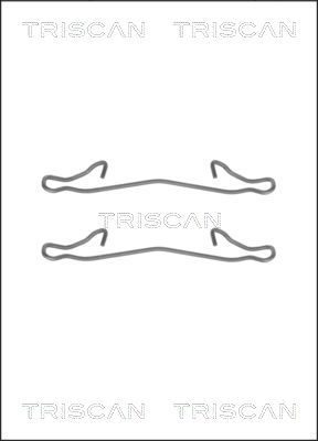 Комплектующие, колодки дискового тормоза TRISCAN 8105 161563 для SMART FORFOUR