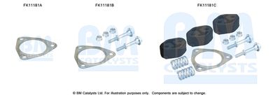zestaw montażowy, filtr sadzy / filtr cząstek stałych BM CATALYSTS FK11181