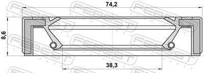 SIMERING AX CARDANIC FEBEST 95GBY40740909R 1