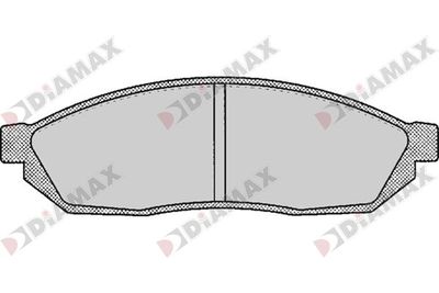 Комплект тормозных колодок, дисковый тормоз DIAMAX N09745 для TRIUMPH ACCLAIM