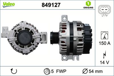 генератор VALEO 849127