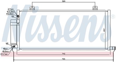 CONDENSATOR CLIMATIZARE NISSENS 941029 5