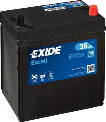 EB356 EXIDE Стартерная аккумуляторная батарея