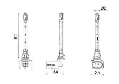 SENZOR TEMPERATURA INTERIOARA MAHLE ASE30000P 1