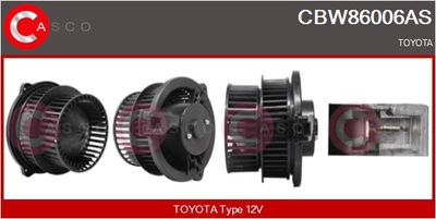 Вентилятор салона CASCO CBW86006AS для TOYOTA PRIUS