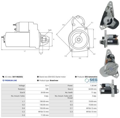 STARTER AS-PL S01148SEG 4