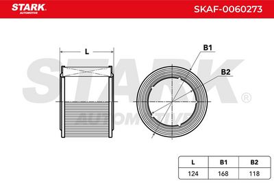 въздушен филтър STARK SKAF-0060273