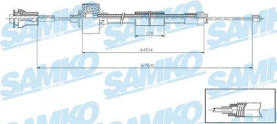 Cięgło, sterowanie sprzęgłem SAMKO C0426C